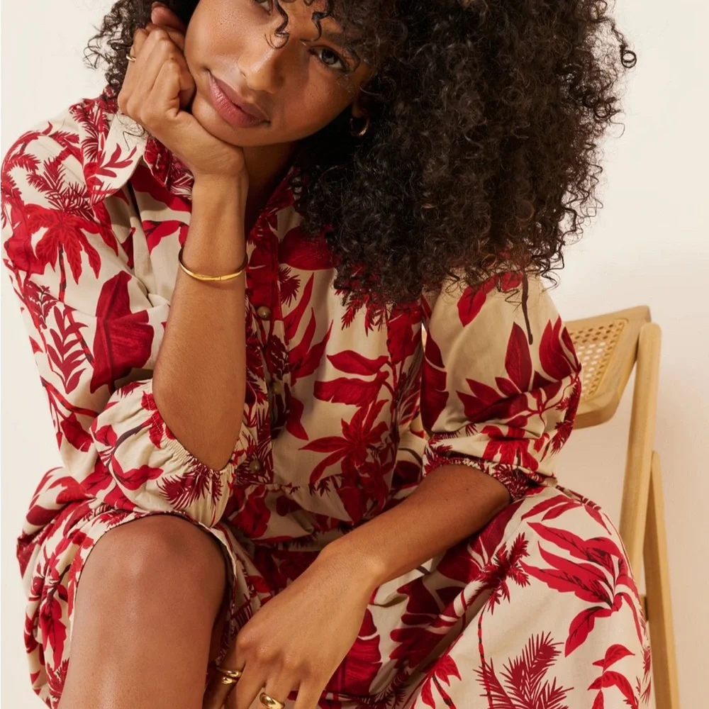 Anthropologie Maeve Bettina Tiered Dress - Picture 2 of 4